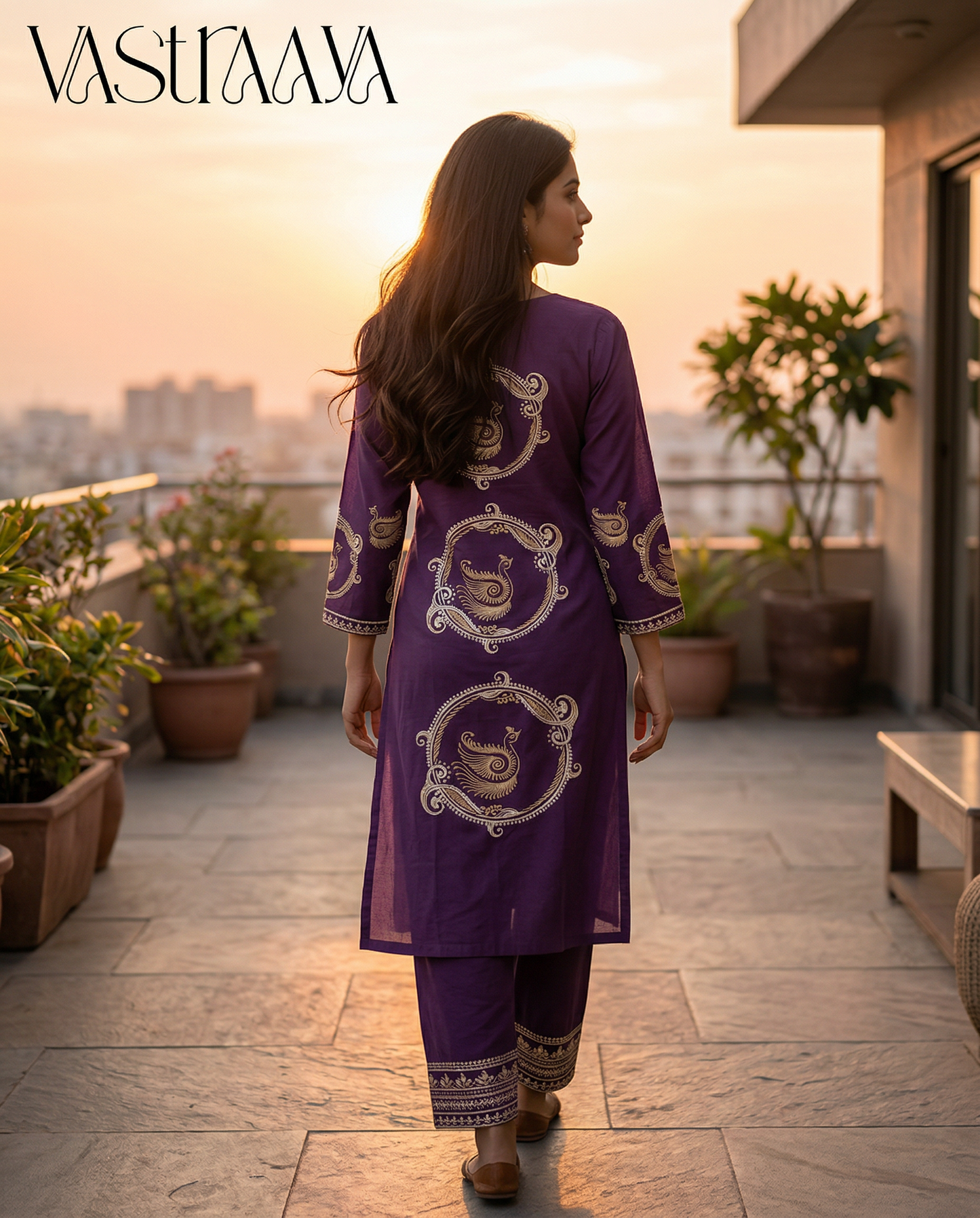 Pure Rayon Cotton Co-Ord Set