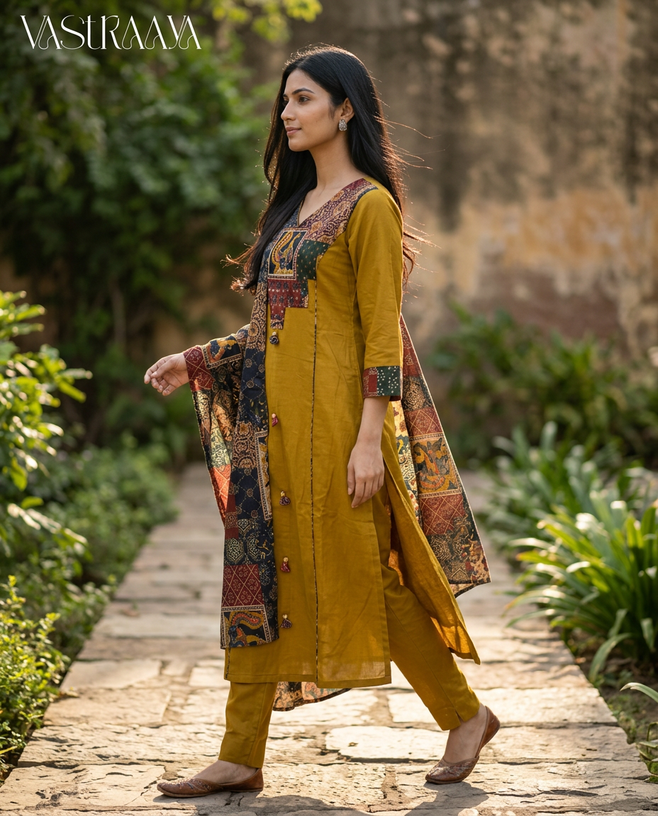 Pure Jaipuri Mal Cotton Suit Set