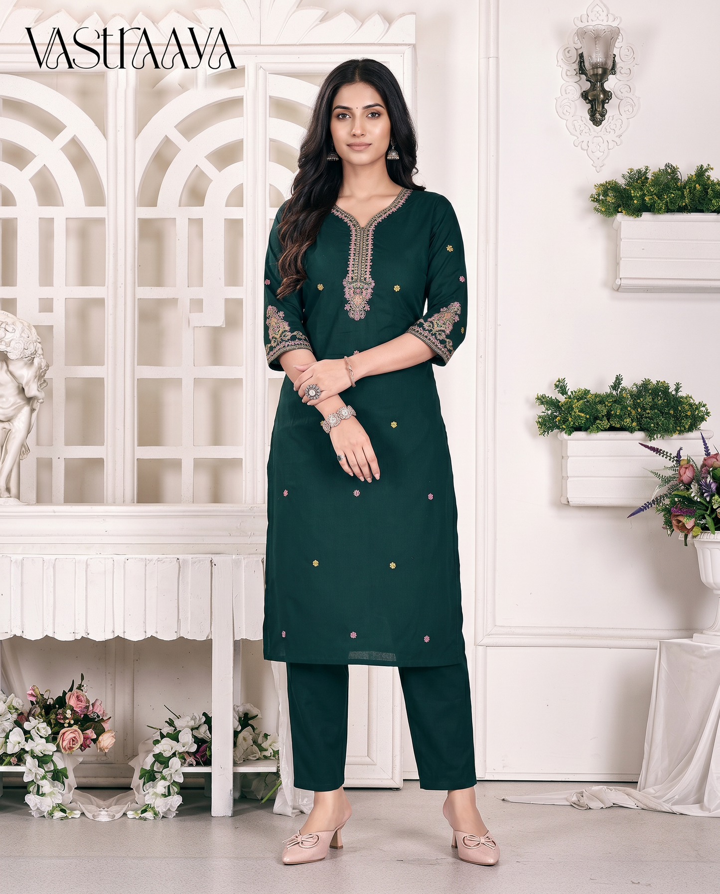 Pure Cotton Ethnic Suit Set