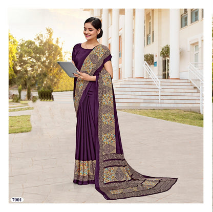 Corporate Uniform Saree: Effortless Elegance 7001
