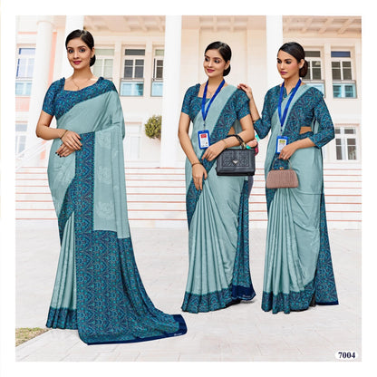Corporate Uniform Saree: Effortless Elegance 7004