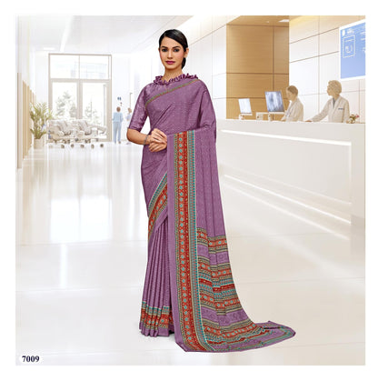 Corporate Uniform Saree: Effortless Elegance 7009