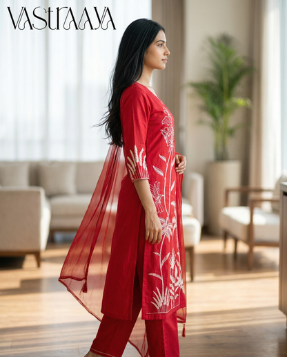 Ethnic Charm 3-Piece Suit Set