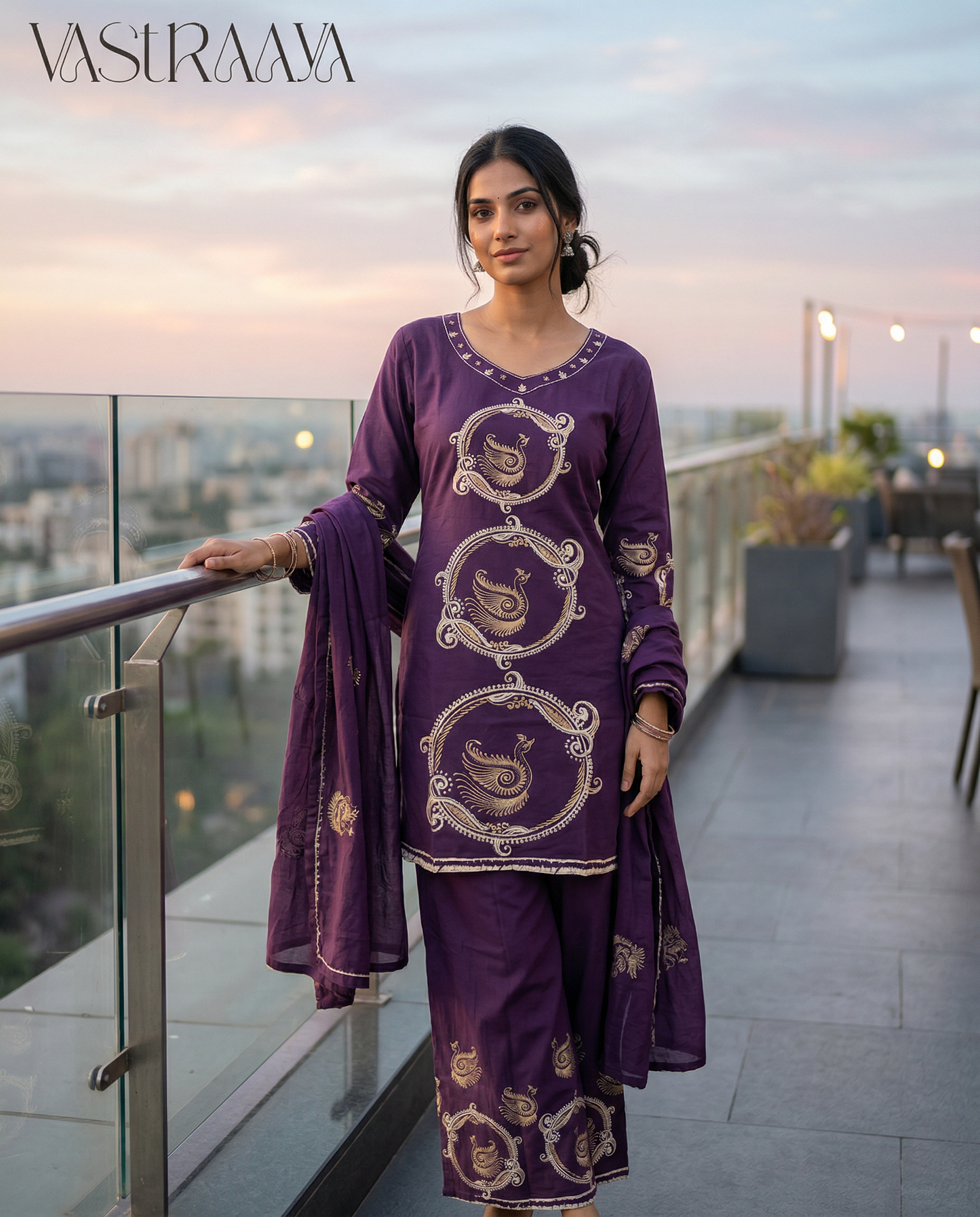 Pure Rayon Cotton Co-Ord Set