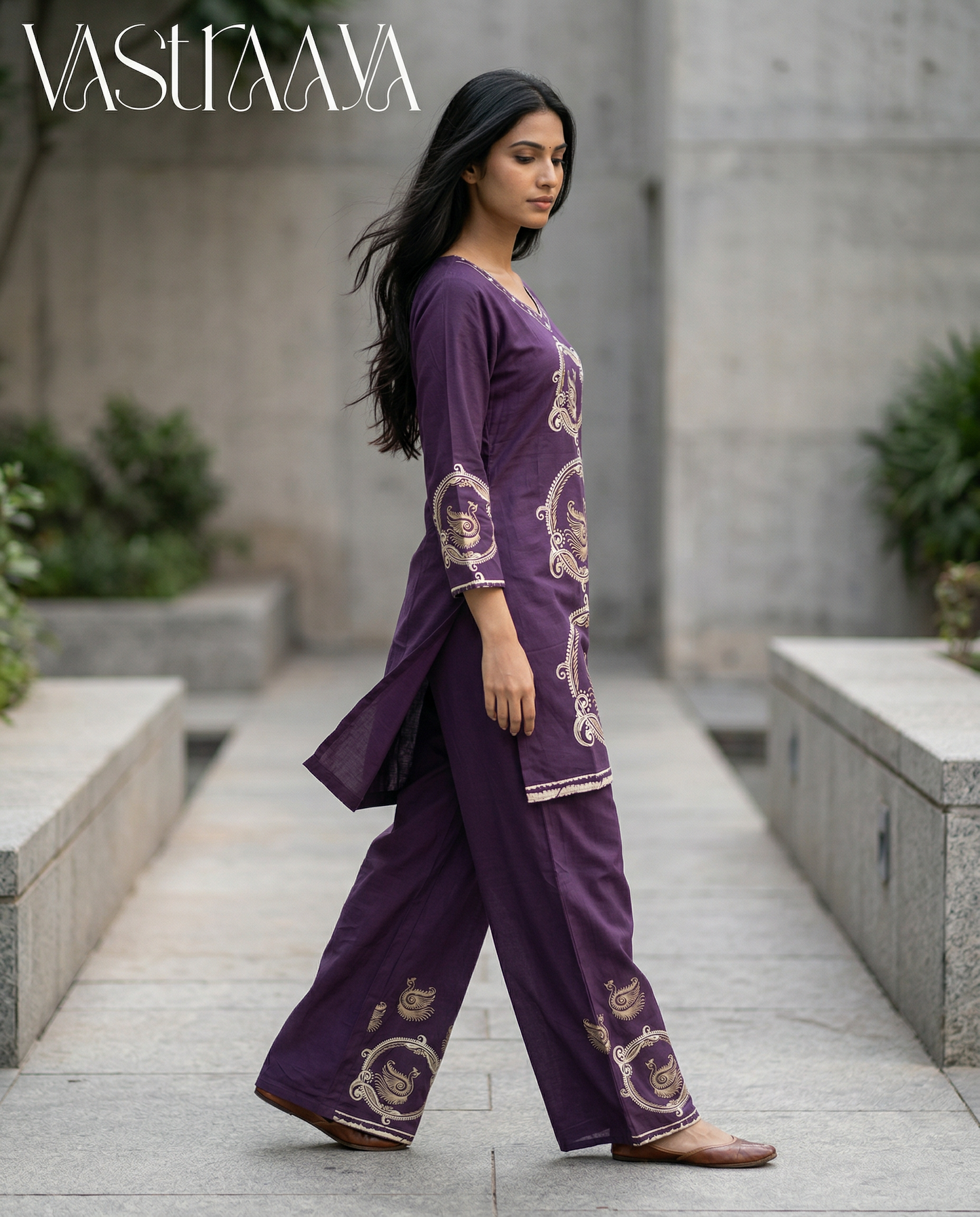 Pure Rayon Cotton Co-Ord Set