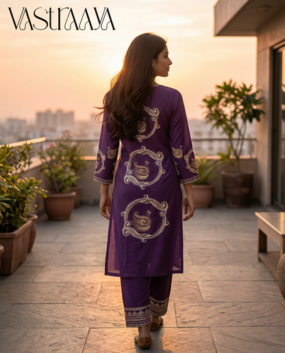 Pure Rayon Cotton Co-Ord Set