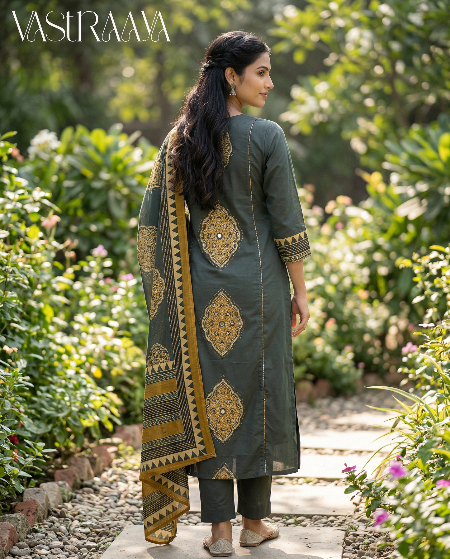 Pure Mal Cotton Printed Suit Set