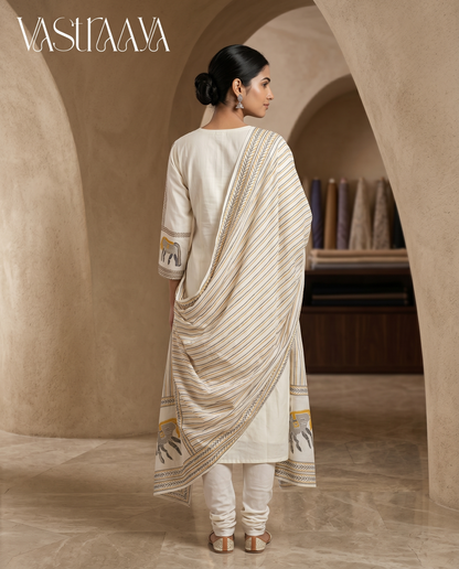 Ivory Minimal Chic Kurta Set