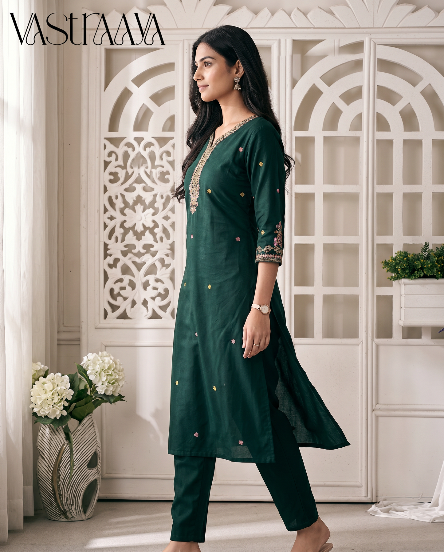 Pure Cotton Ethnic Suit Set