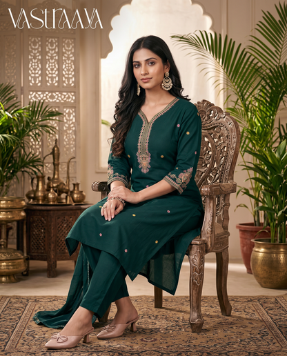 Pure Cotton Ethnic Suit Set