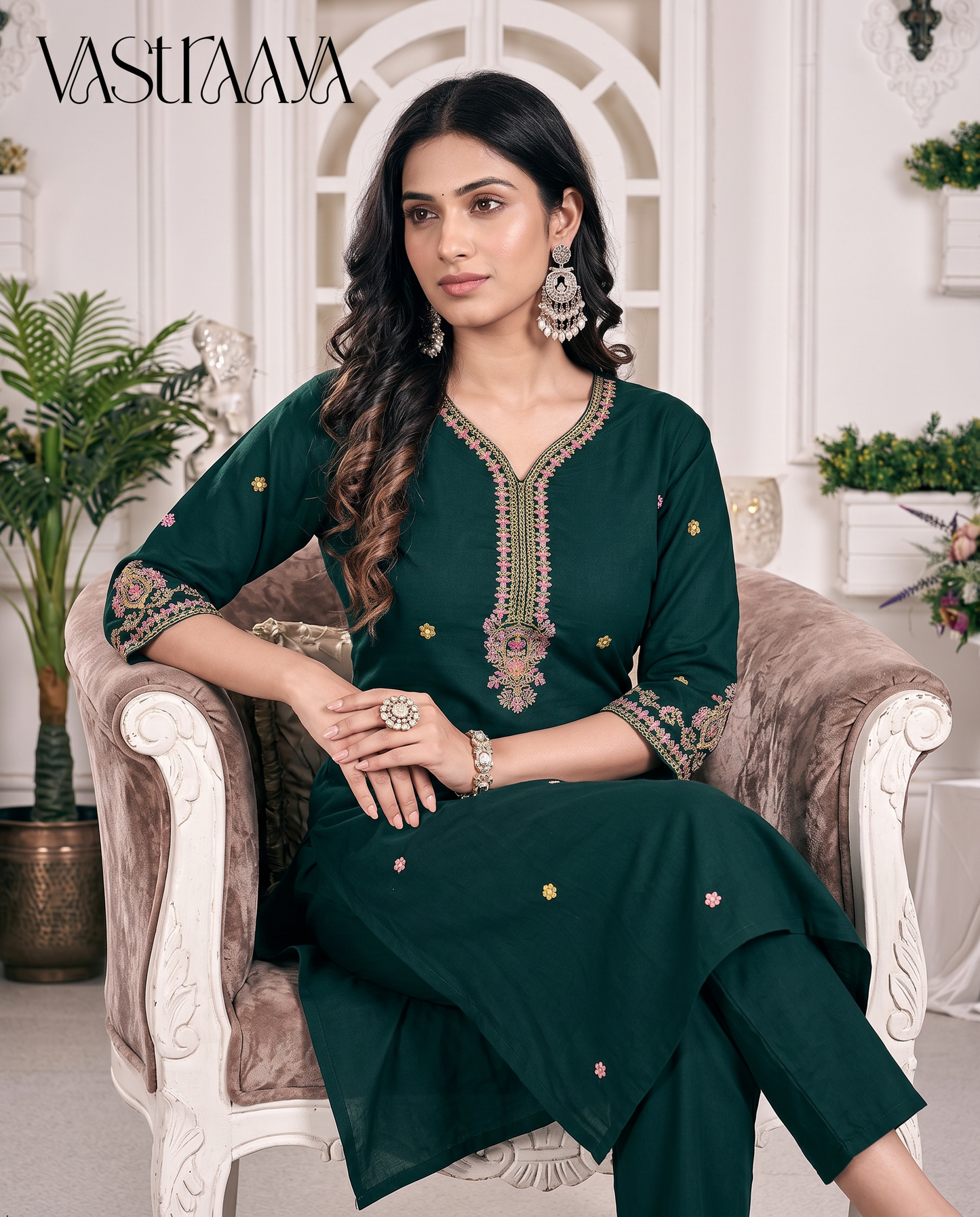 Pure Cotton Ethnic Suit Set