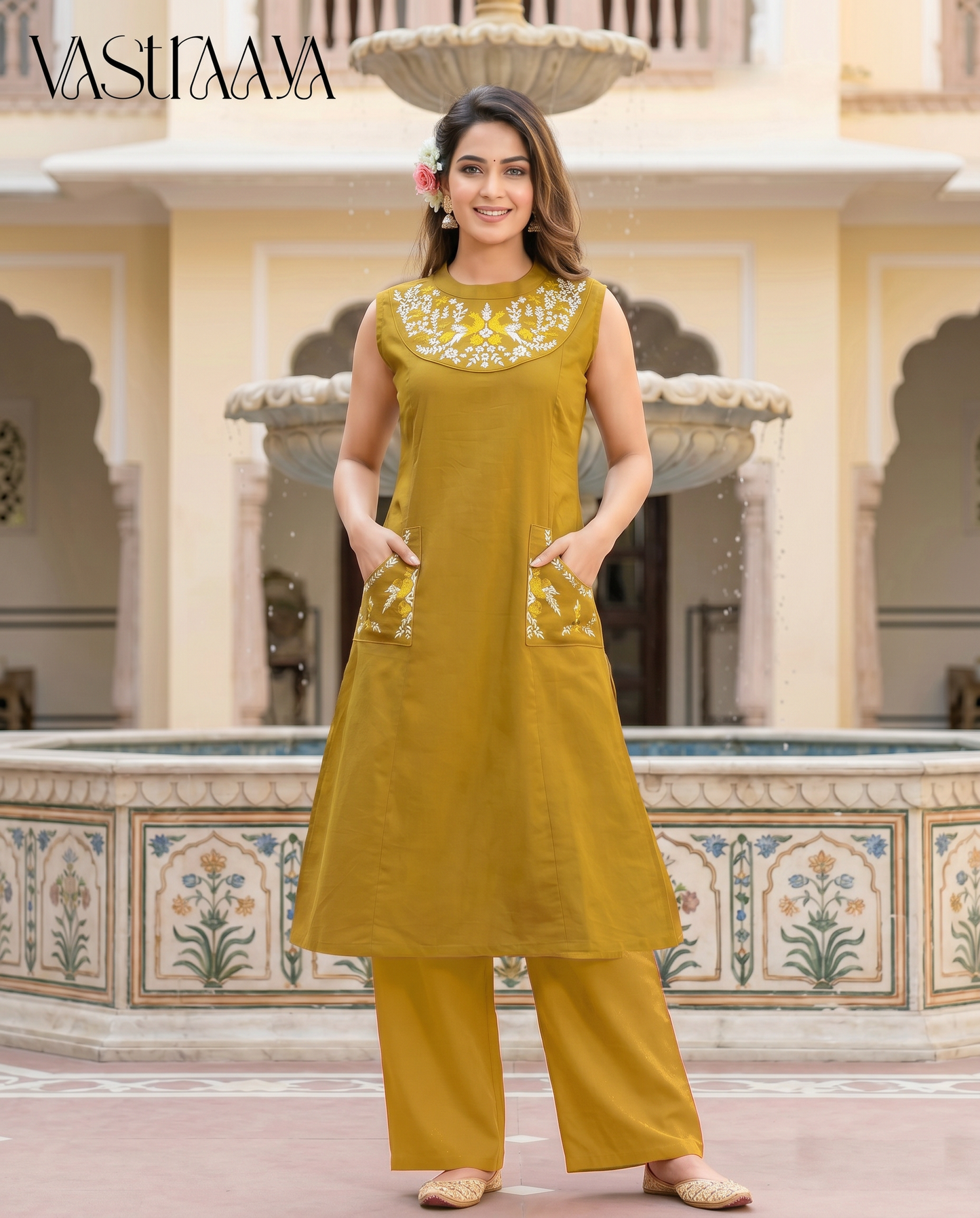 Pure Cotton Ethnic Co-Ord Set