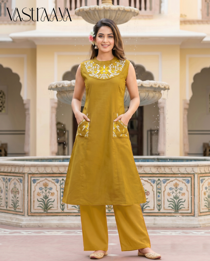 Pure Cotton Ethnic Co-Ord Set